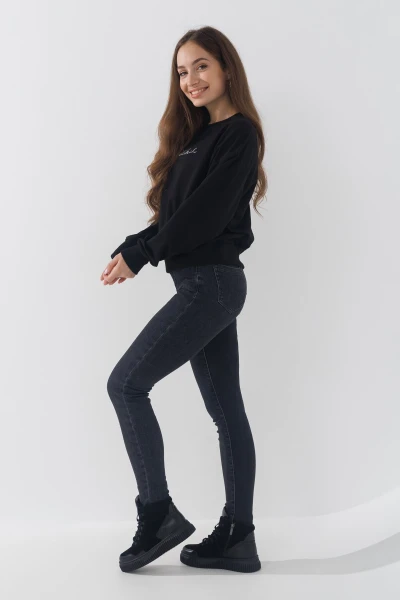 Джинси Slim Fit жіночі A7158 25 Сірий (2000990759863W)  Фото №1