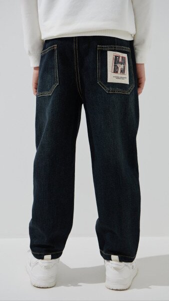 Купити Джинси Baggi для хлопчика 2209 116 см Темно-синій Артикул: 2000999428517 Фото №4