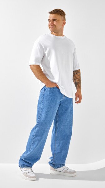 Купить Джинсы Baggy fit мужские LAWA MTC02306 30 Синий Артикул: 2000999141447 Фото №3