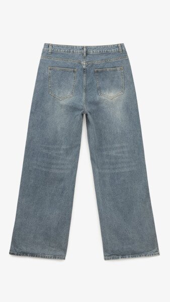 Купить Джинсы Baggy Fit мужские  W013 28 Синий Артикул: 2000999191572 Фото №11