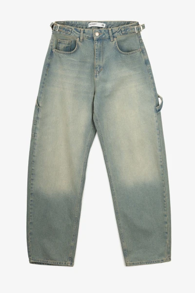 Джинси Baggy жіночі On me 4604 36 Блакитний  Фото №0