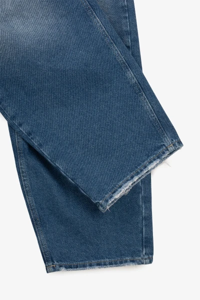 Купити Джинси Baggy жіночі On me 4631 36 Синій Артикул: 2000991070998 Фото №3