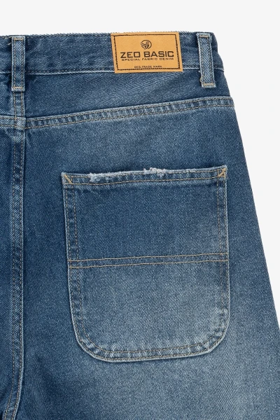 Купити Джинси Baggy жіночі On me 4631 36 Синій Артикул: 2000991070998 Фото №4