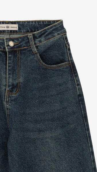 Купить Джинсы Baggy женские Vantel 8035 30 Синий Артикул: 2000999346538 Фото №8