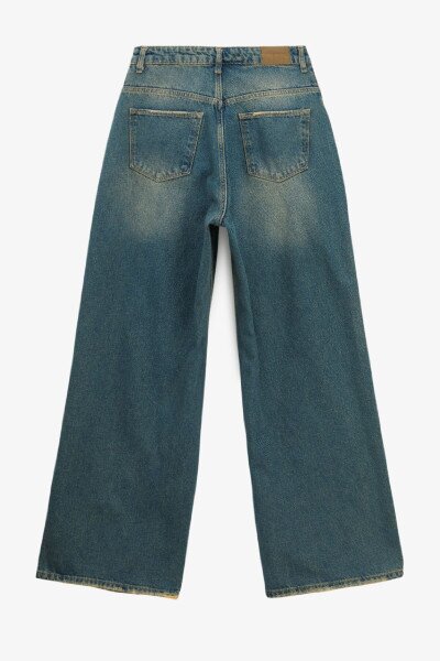 Купить Джинсы Baggy женские Zeo Basic 4708 36 Синий Артикул: 2000990990266 Фото №5