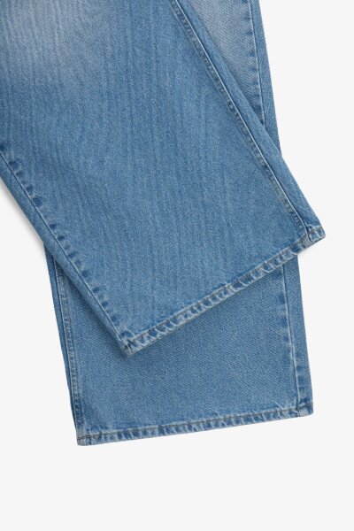 Купить Джинсы Baggy женские Zeo Basic 4737 36 Голубой Артикул: 2000990990310 Фото №4