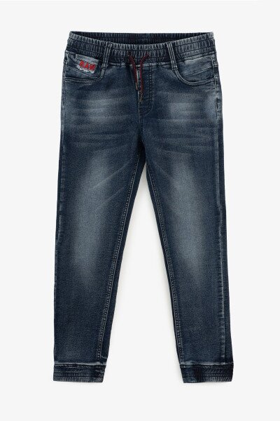 Купить Джинсы Joggers для мальчика Неслухнянки HB-8956 140 см Синий Артикул: 2000999165757 Фото №6