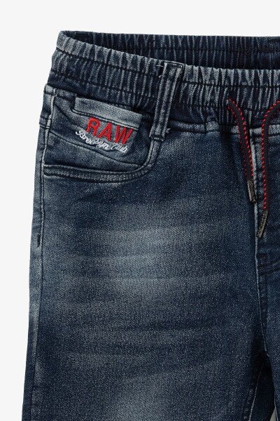 Купить Джинсы Joggers для мальчика Неслухнянки HB-8956 140 см Синий Артикул: 2000999165757 Фото №7