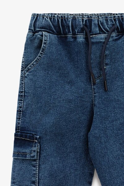 Купить Джинсы Joggers для мальчика Pitiki 9015-1 98 см Синий Артикул: 2000990909244 Фото №6