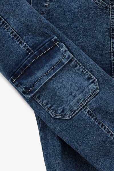 Купить Джинсы Joggers для мальчика Pitiki 9015-1 98 см Синий Артикул: 2000990909244 Фото №4