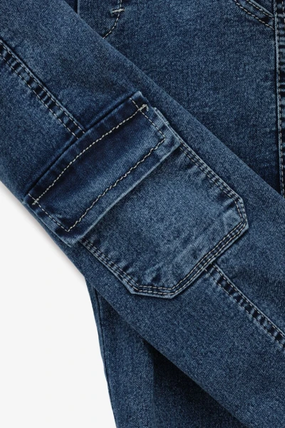 Джинсы Joggers для мальчика Pitiki 9015-1 110 см Синий  Фото №3