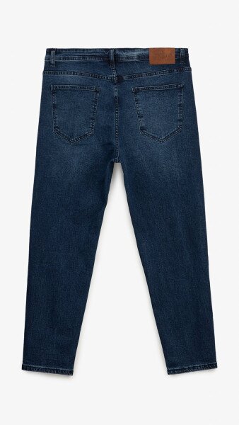 Купити Джинси Mom Fit чоловічі  HB100 28 Темно-синій Артикул: 2000999254994 Фото №10