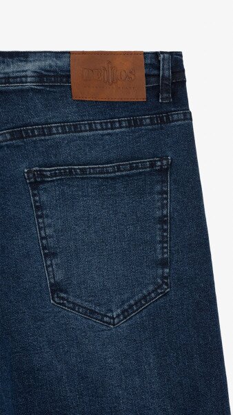 Купити Джинси Mom Fit чоловічі  HB100 28 Темно-синій Артикул: 2000999254994 Фото №11