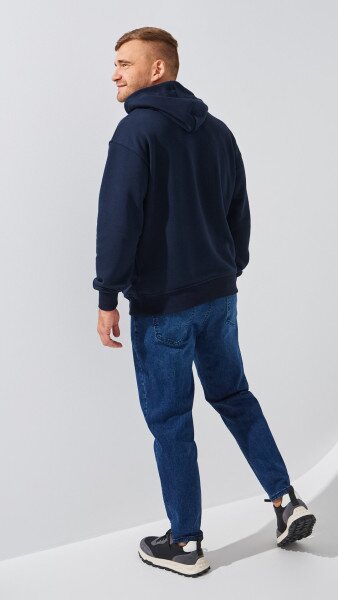 Купити Джинси Mom Fit чоловічі  HB100 28 Темно-синій Артикул: 2000999254994 Фото №5