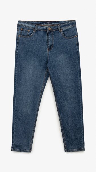 Купити Джинси Mom Fit чоловічі  HB300 28 Синій Артикул: 2000999254925 Фото №7
