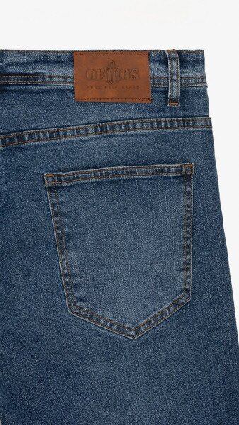 Купити Джинси Mom Fit чоловічі  HB300 28 Синій Артикул: 2000999254925 Фото №11