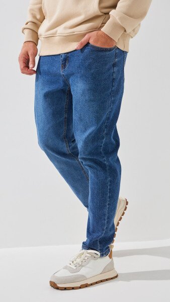 Купити Джинси Mom Fit чоловічі  HB300 28 Синій Артикул: 2000999254925 Фото №1