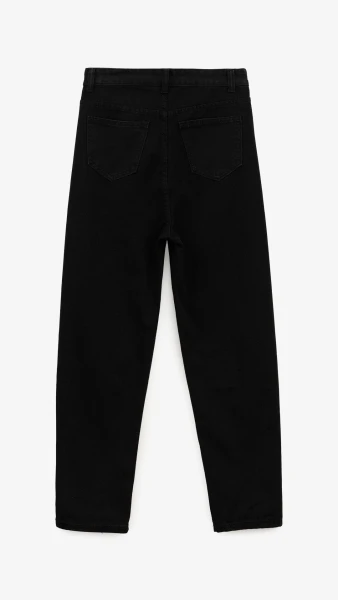 Купити Джинси Mom Fit жіночі 1908 M Чорний Артикул: 2000999193156 Фото №11
