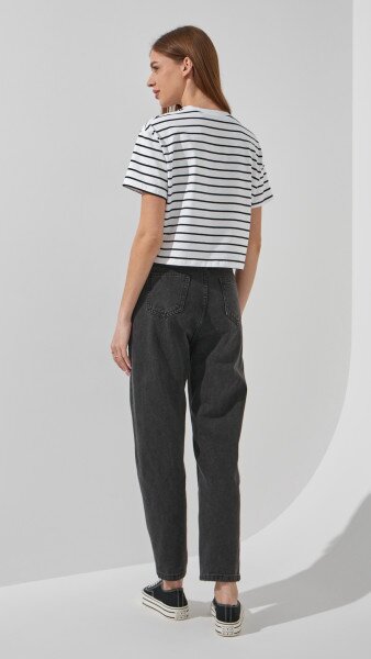 Купити Джинси Mom Fit жіночі  801 S Сірий Артикул: 2000990501813 Фото №4