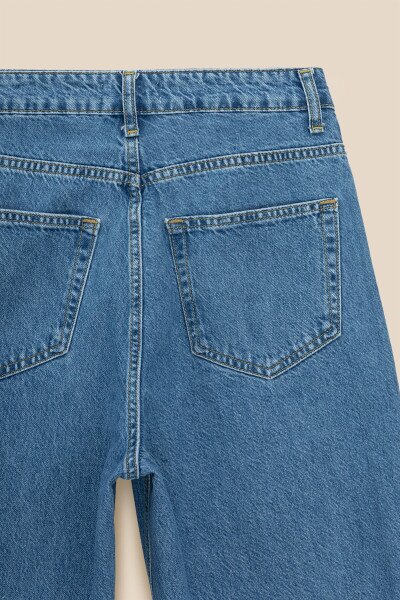 Купить Джинсы Mom Fit женские LAWA WBC02449 34 Голубой Артикул: 2000991030237 Фото №9