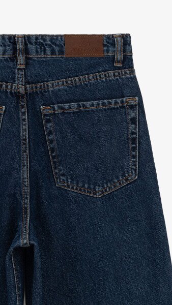Купить Джинсы Mom Fit женские On me 4960 36 Синий Артикул: 2000999263859 Фото №10