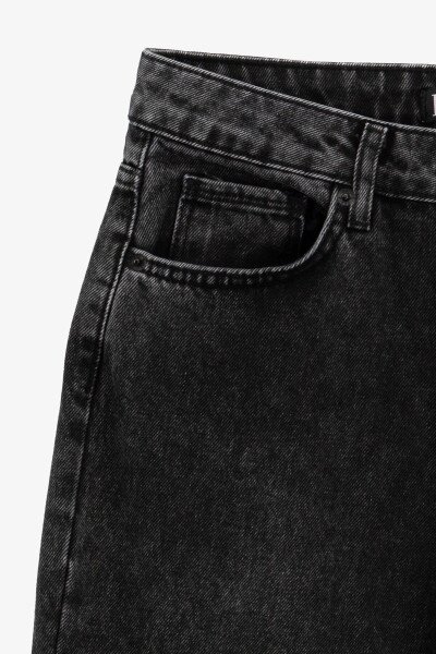 Купить Джинсы Mom Fit женские Zeo Basic 3686 36 Темно-серый Артикул: 2000990956484 Фото №5