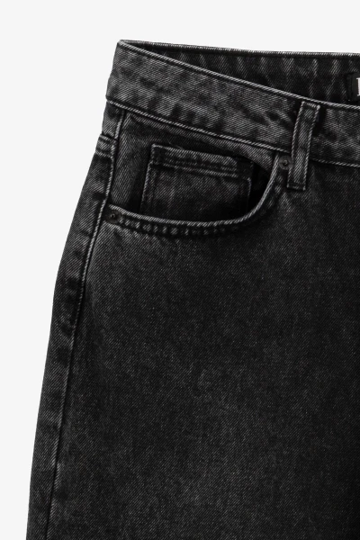 Купить Джинсы Mom Fit женские Zeo Basic 3686 34 Темно-серый Артикул: 2000990956460 Фото №5