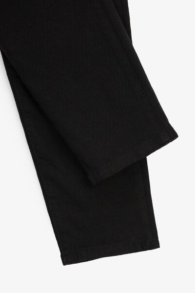 Купить Джинсы Mom Fit женские Zeo Basic 3931 30 Черный Артикул: 2000990955432 Фото №4