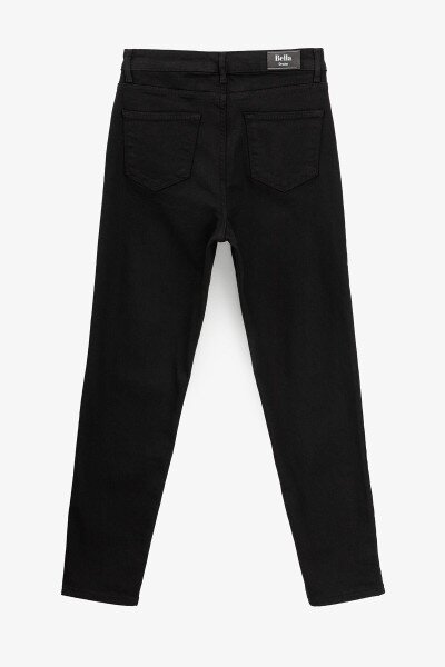Купить Джинсы Mom Fit женские Zeo Basic 3931 30 Черный Артикул: 2000990955432 Фото №2