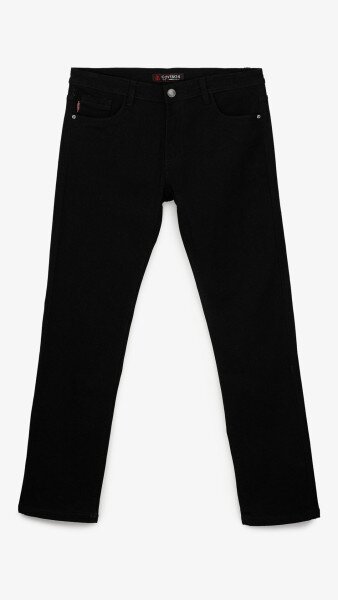 Купить Джинсы Regular Fit мужские 5108-1 30 Черный Артикул: 2000999243424 Фото №6