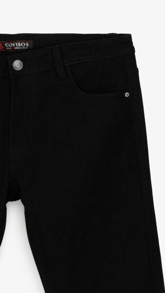 Купить Джинсы Regular Fit мужские 5108-1 30 Черный Артикул: 2000999243424 Фото №7