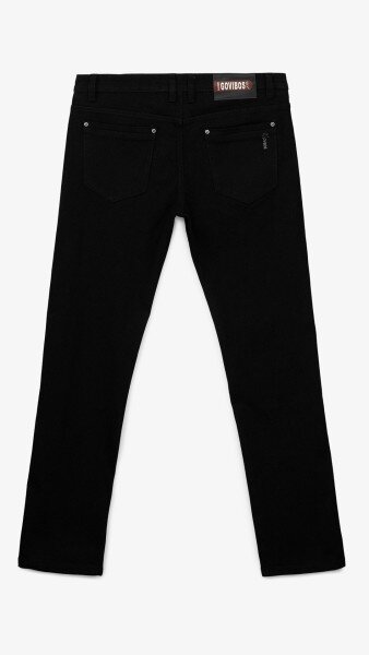 Купить Джинсы Regular Fit мужские 5108-1 30 Черный Артикул: 2000999243424 Фото №9