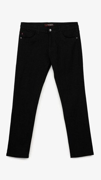 Купити Джинси Regular Fit чоловічі 5108-2 29 Чорний Артикул: 2000999243493 Фото №7