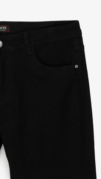 Купити Джинси Regular Fit чоловічі 5108-2 29 Чорний Артикул: 2000999243493 Фото №8