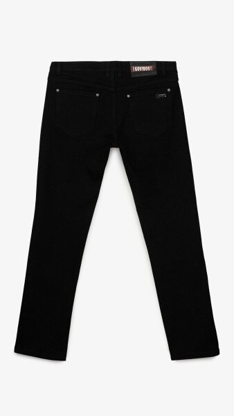 Купити Джинси Regular Fit чоловічі 5108-2 29 Чорний Артикул: 2000999243493 Фото №10