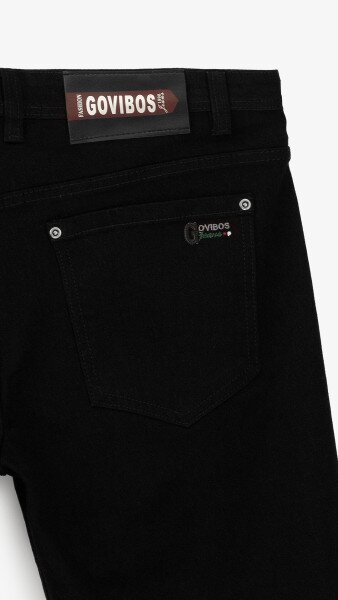 Купити Джинси Regular Fit чоловічі 5108-2 29 Чорний Артикул: 2000999243493 Фото №11