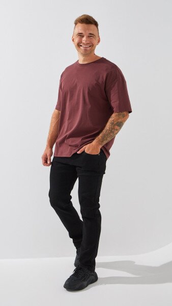 Купити Джинси Regular Fit чоловічі 5108-2 29 Чорний Артикул: 2000999243493 Фото №3