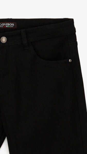 Купити Джинси Regular Fit чоловічі 5108-3 32 Чорний Артикул: 2000999243578 Фото №8