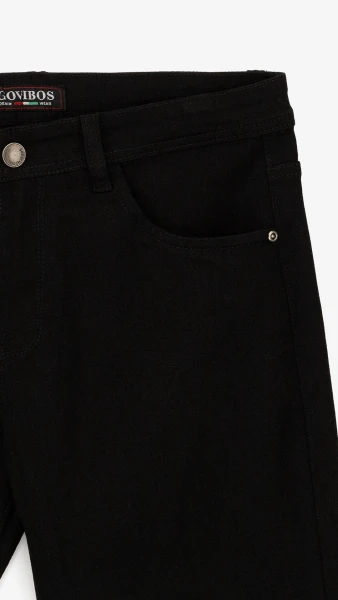 Купить Джинсы Regular Fit мужские 5108-3 33 Черный Артикул: 2000999243585 Фото №8