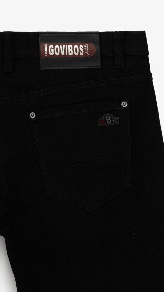Купити Джинси Regular Fit чоловічі 5108-3 32 Чорний Артикул: 2000999243578 Фото №11