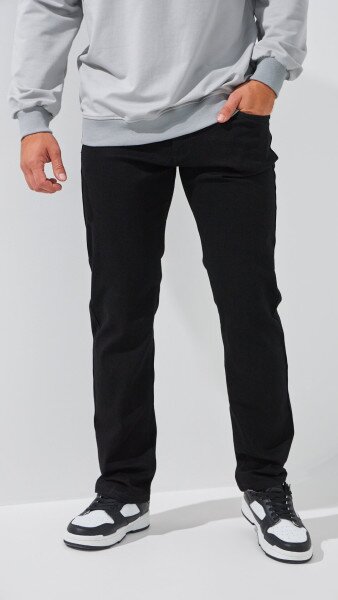 Купити Джинси Regular Fit чоловічі 5108-3 32 Чорний Артикул: 2000999243578 Фото №2