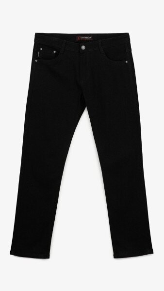 Купити Джинси Regular Fit чоловічі 5108-6 33 Чорний Артикул: 2000999243714 Фото №7