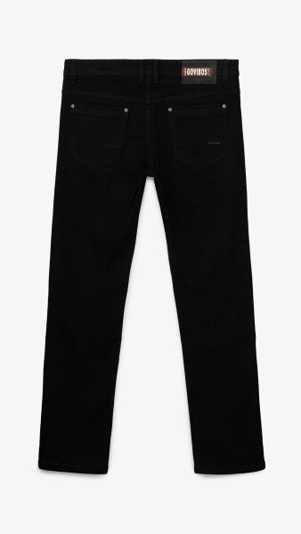 Купити Джинси Regular Fit чоловічі 5108-6 33 Чорний Артикул: 2000999243714 Фото №10