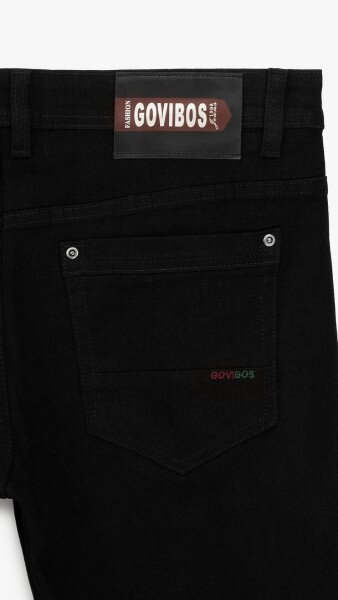 Купити Джинси Regular Fit чоловічі 5108-6 33 Чорний Артикул: 2000999243714 Фото №11