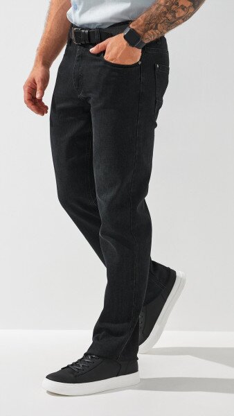 Купити Джинси Regular Fit чоловічі  6937 33 Сірий Артикул: 2000999235504 Фото №3