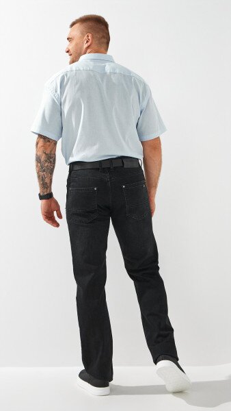 Купити Джинси Regular Fit чоловічі  6937 33 Сірий Артикул: 2000999235504 Фото №4