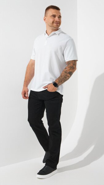 Купити Джинси Regular Fit чоловічі  6939 29 Чорний Артикул: 2000999235542 Фото №3