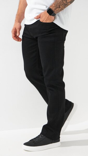 Купити Джинси Regular Fit чоловічі  6939 29 Чорний Артикул: 2000999235542 Фото №4