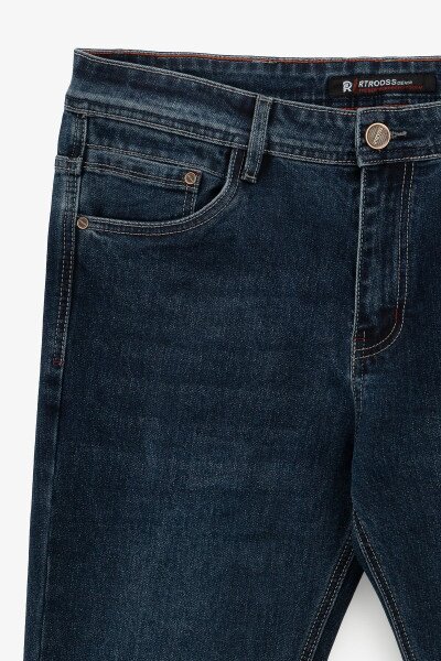 Купить Джинсы Regular Fit мужские 8098 31 Синий Артикул: 2000990952028 Фото №4
