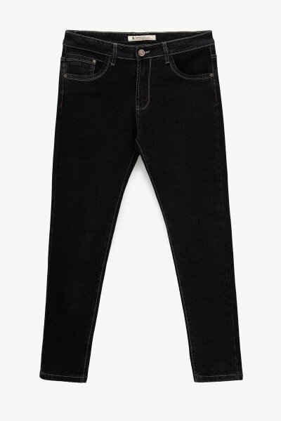 Купить Джинсы Regular Fit мужские 8122 29 Черный Артикул: 2000990951953 Фото №1